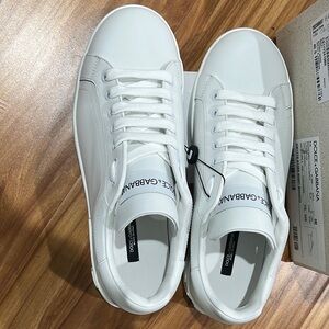 Dolce & Gabbana Portofino Men’s White Sneaker NIB $695